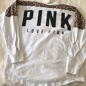 VS Pink Leopard Print Shirt !